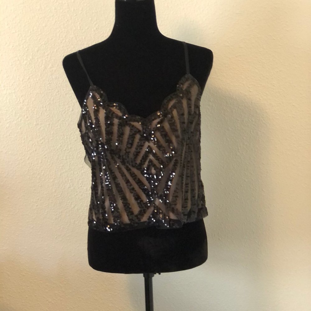 Sequin Express tank top